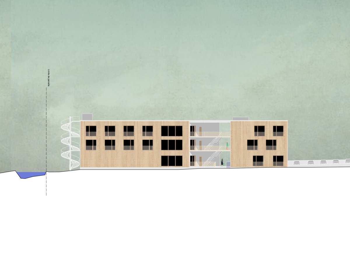Construction neuve d'un bâtiment mixte à Puidoux