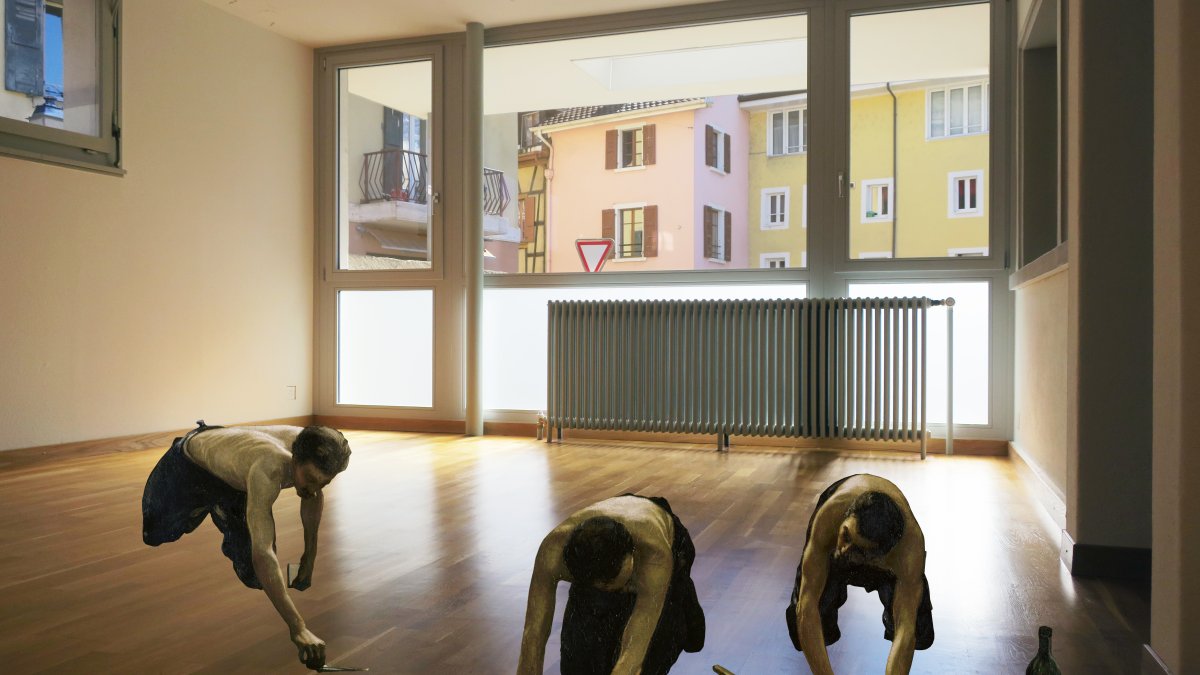 transformation des bureaux en un appartement à Bex: revalorisation de la chambre