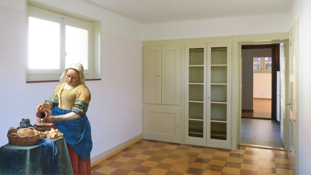 transformation des bureaux en un appartement à Bex: revalorisation de la chambre