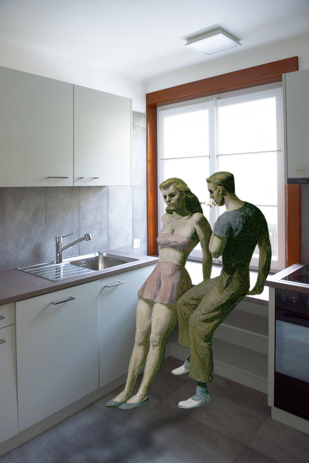 Transformation des bureaux en un appartement locatif à Bex, dans le Chablais.