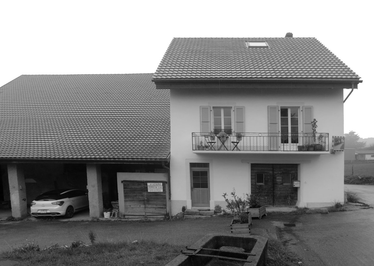 Rénovation de la ferme à Montmollin et projet d'aménagement paysager